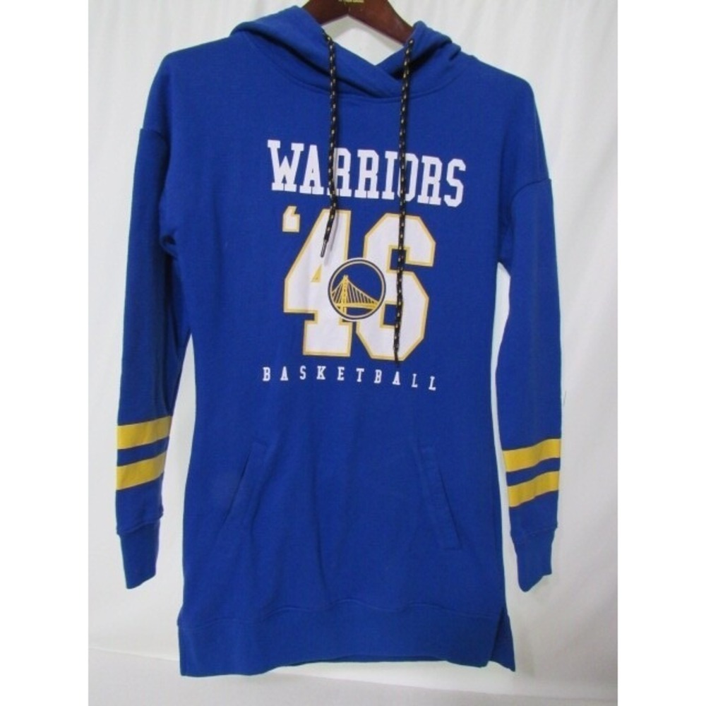 Golden State Warriors Hoodie Women Sz S Blue '46 NBA Sweatshirt Pullover